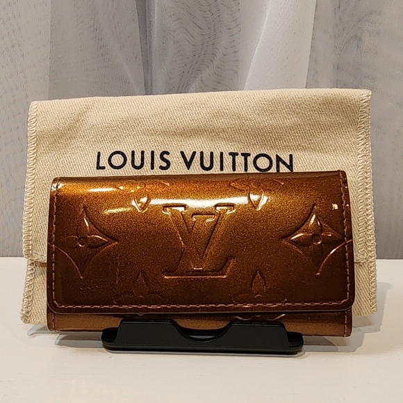 Vintage Louis Vuitton Bronze Vernis Key Holder - Picture 1 of 14